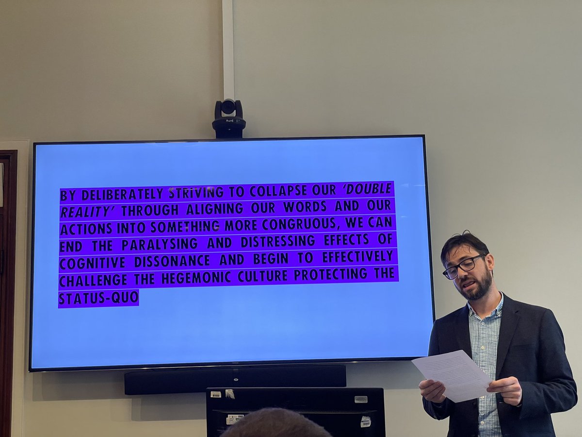 Charley Nussey (@nusseyc.bsky.social) (@nusseyc) on Twitter photo 🙌 Universities have become fraud bubbles
Powerful analysis by <a href="/ThierryAaron/">Dr. Aaron Thierry</a> on the ‘double realities’ that academics work in, in failing to address the climate crisis 🙌 Universities have become fraud bubbles
Powerful analysis by <a href="/ThierryAaron/">Dr. Aaron Thierry</a> on the ‘double realities’ that academics work in, in failing to address the climate crisis
