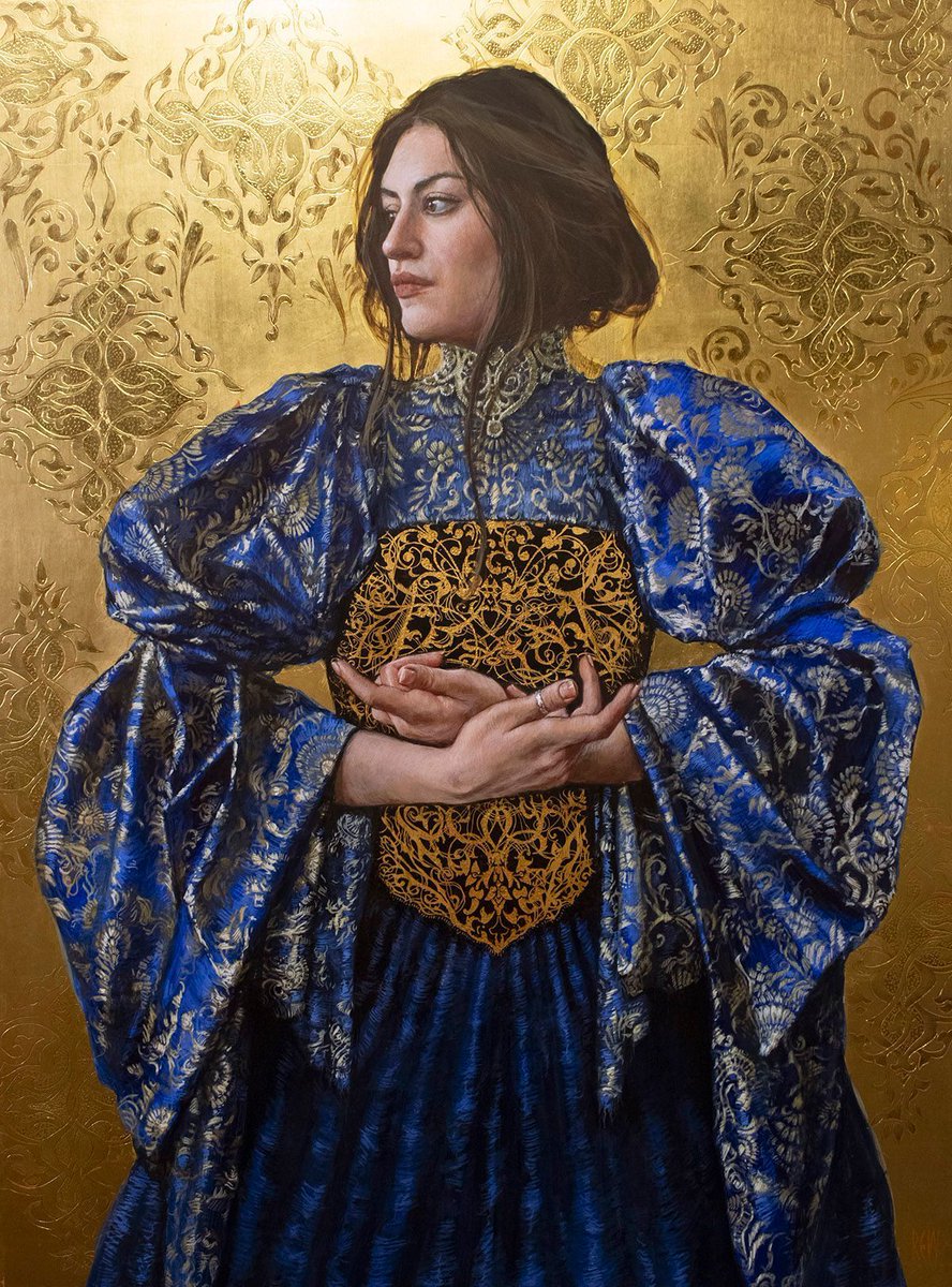 BeautifulBzarre's tweet photo. "Waiting for You" [Egg tempera and 24ct gold leaf on panel] by 2023 Beautiful Bizarre Art Prize, RAYMAR Traditional Art Award 3rd Prize Winner Stephanie Rew, for Beautiful Bizarre curated exhibition "Serendipity" at @HavenGallery

Collectors Preview email info@havengallery.com https://t.co/daEr6eXHps