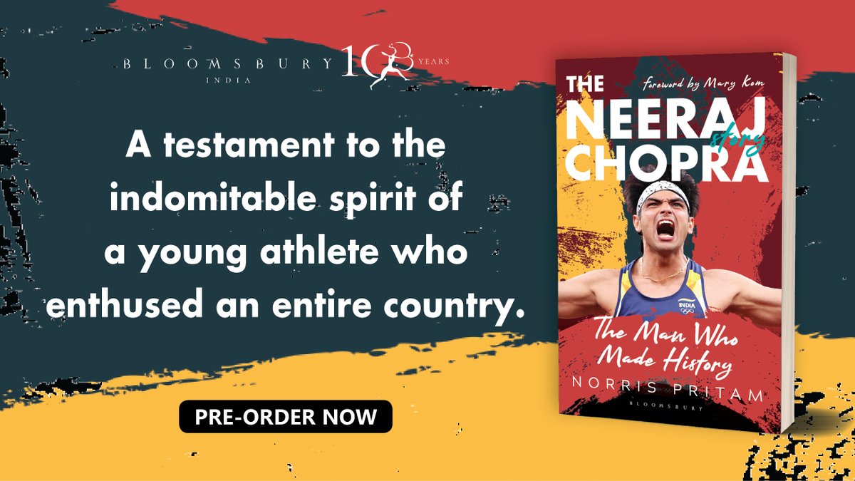 Bloomsbury India (@bloomsburyindia) on Twitter photo #TheManWhoMadeHistory by <a href="/pritamn/">NORRIS PRITAM</a> shows the amazing story that has followed, put together, for the first time, from the accounts of his family and friends.
Pre-order here: amzn.to/46w3Jvg
#NeerajChopra #TheManWhoMadeHistory by <a href="/pritamn/">NORRIS PRITAM</a> shows the amazing story that has followed, put together, for the first time, from the accounts of his family and friends.
Pre-order here: amzn.to/46w3Jvg
#NeerajChopra