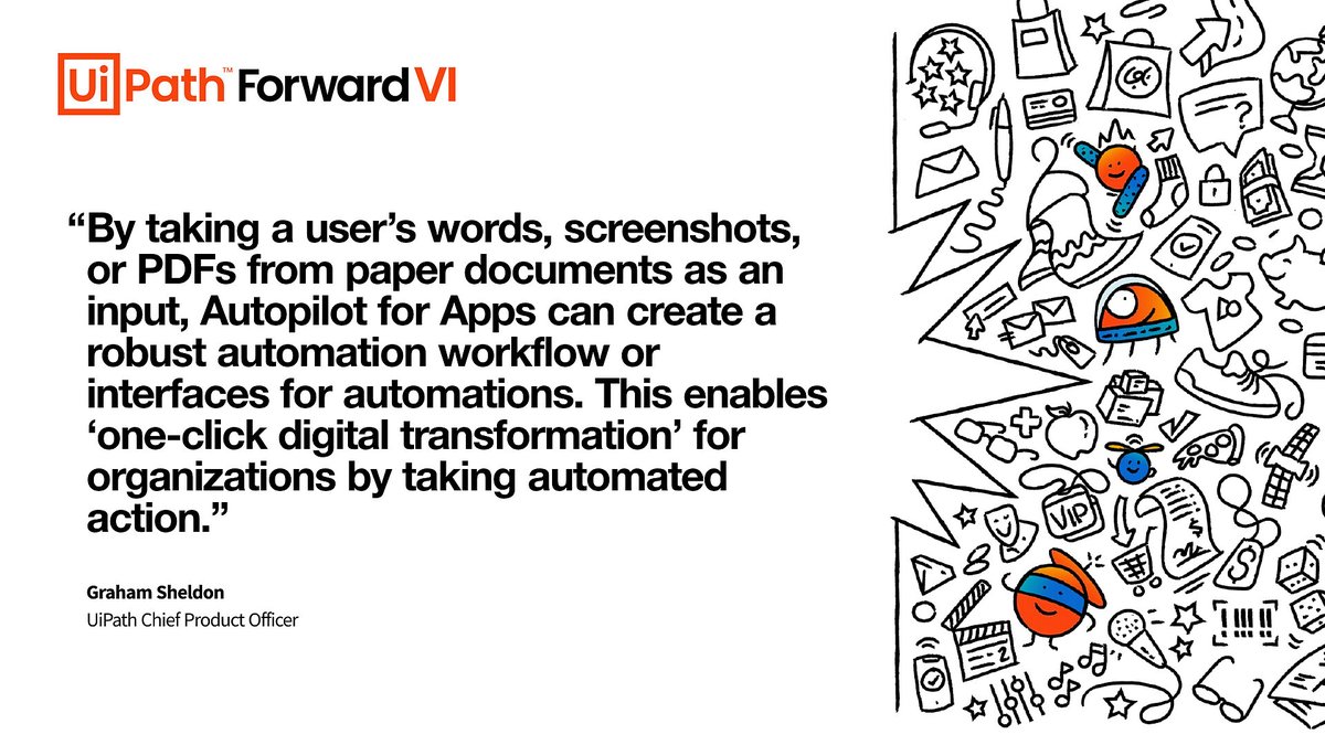 philcalz's tweet image. Transform paper documents to #automation-powered apps in just one click. 🖱️ Discover how our latest AI feature Autopilot integrates #GenerativeAI &amp;amp; #SpecializedAI: spr.ly/6018uZFHY #UiPathForward