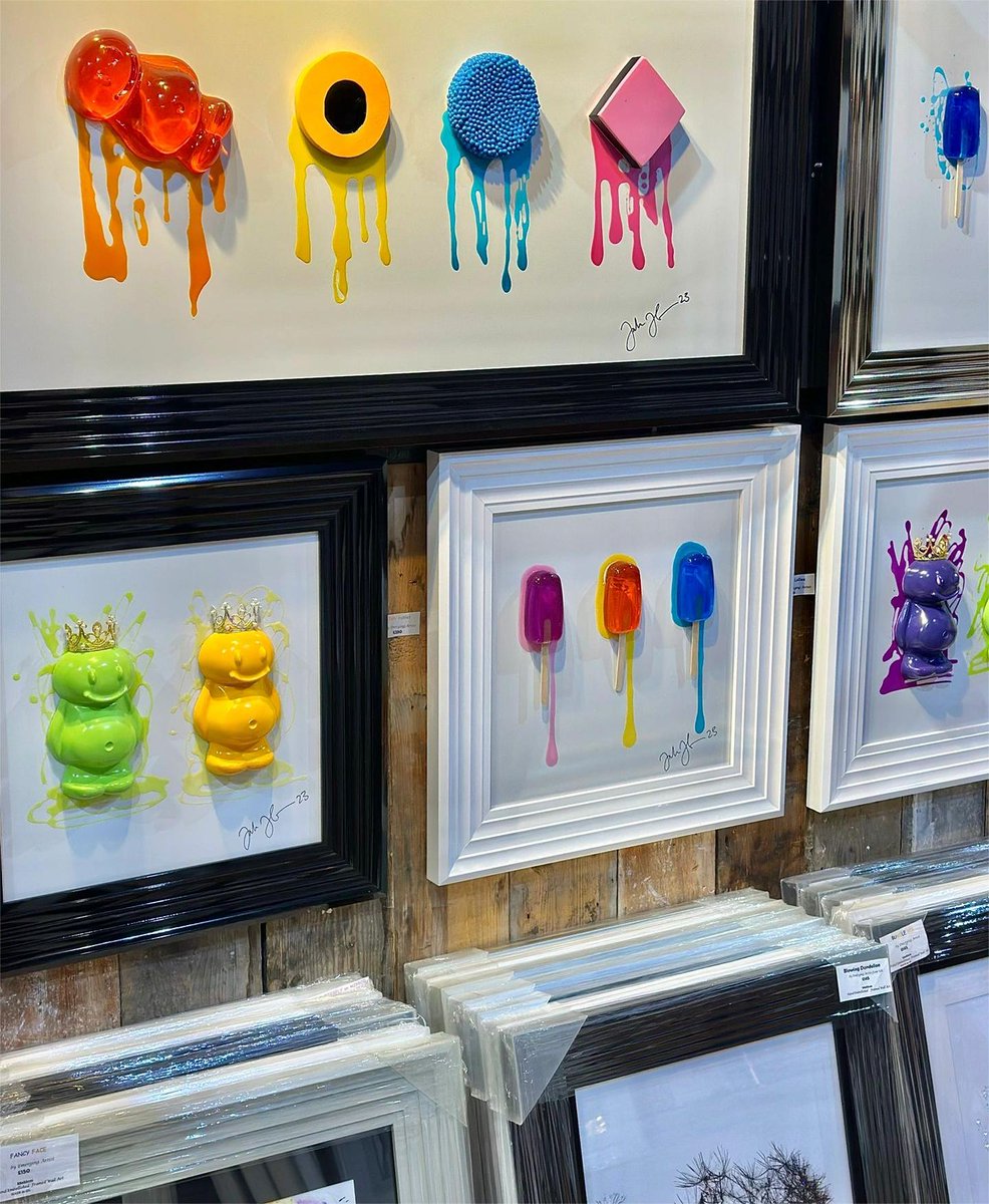 You can make it yourself, and you can choose to leave it for display in the store or take it away.