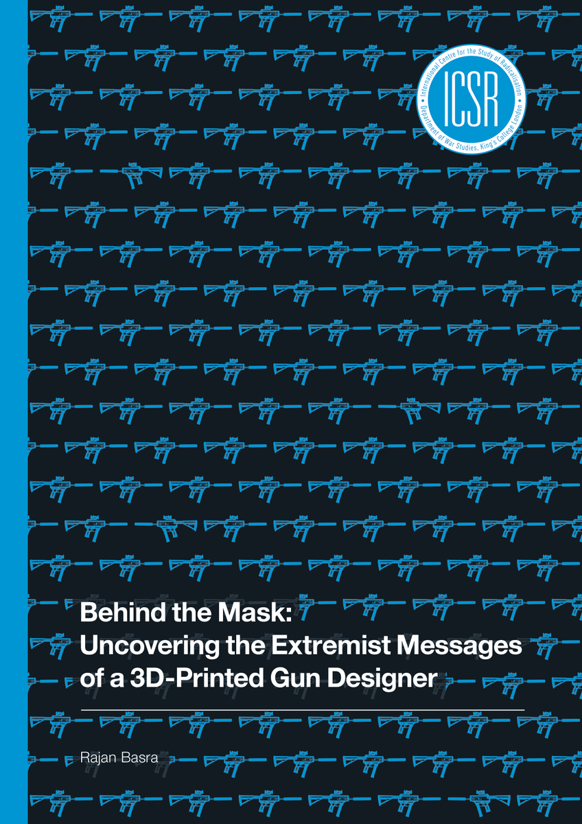 📢Hot off the press! We are delighted to launch a new report by Senior Research Fellow @rajanbasra. He identifies a leading pseudonymous figure from the world of 3D-printed guns and uncovers his extremist messages. You can read it here: icsr.info/2023/10/19/beh…