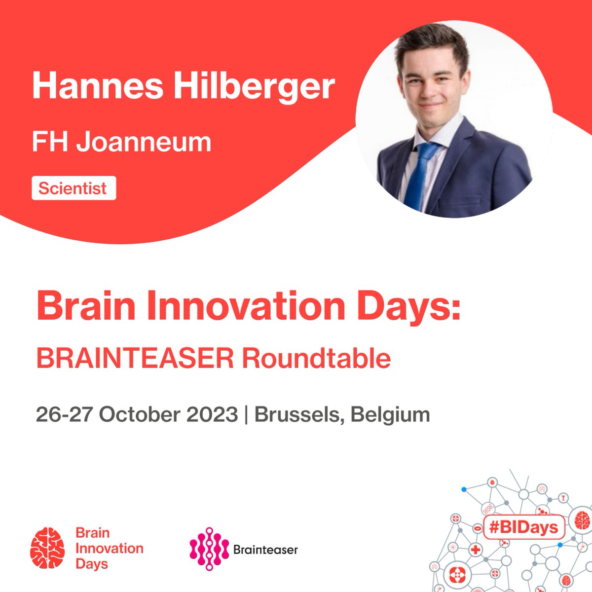 Looking forward to speaking at the #Brain #Innovation Days, bringing together the brain community for 2 full days of high-level brain innovation🧠 I am very happy that I got the opportunity to represent the @lethe_project!
📆 26-27 October 2023
📍 Brussels, Belgium
#BIDays