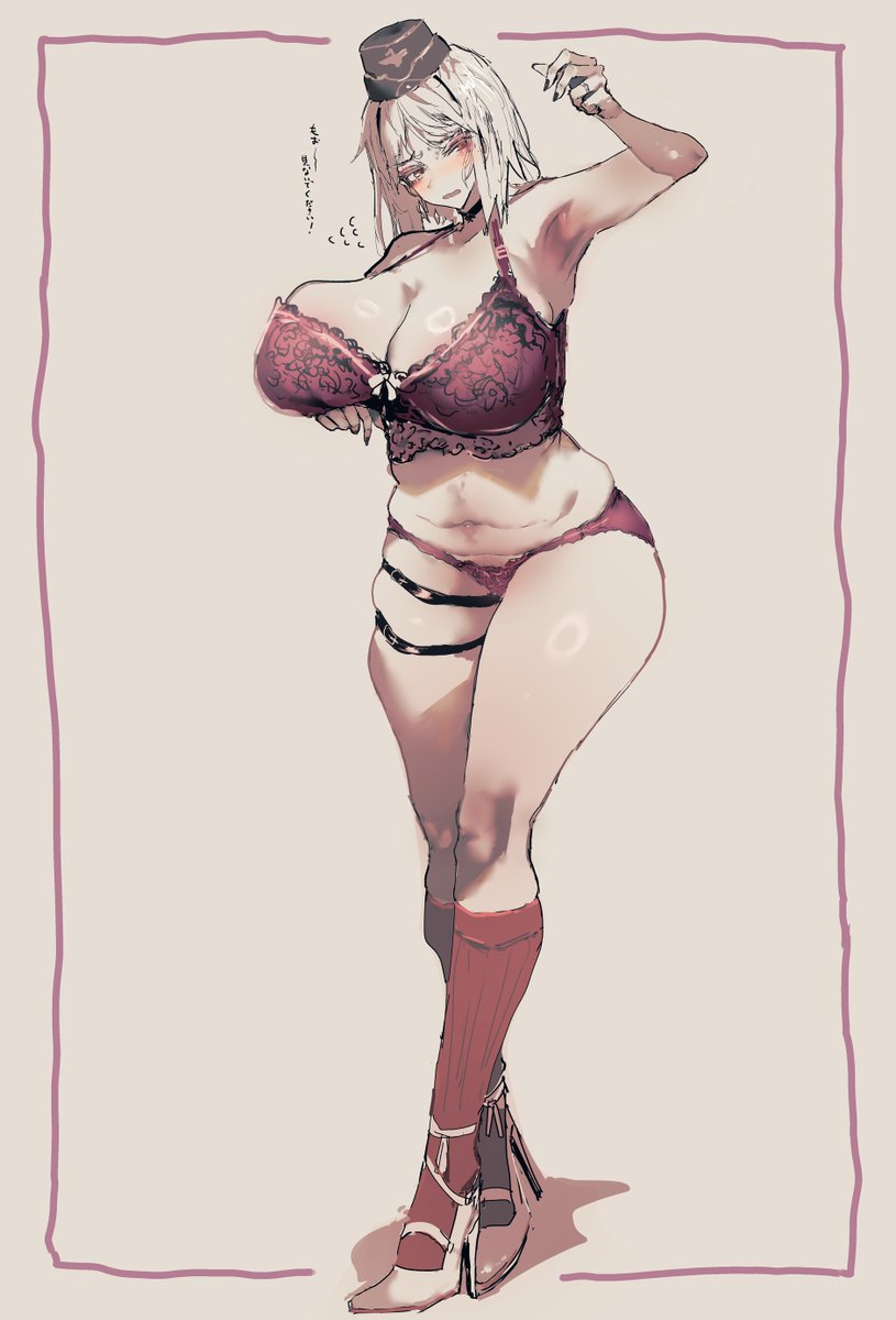 MP40(30~40歳、多胎妊娠・出産直後、結婚済、仲良、着替中指揮官唐突部屋侵入)ちゃん 