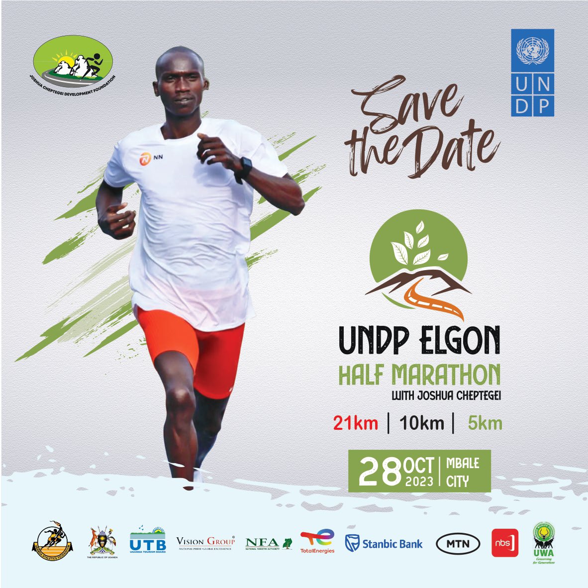 ClimateTalksUg's tweet photo. The #UNDPElgonHalfMarathon will be taking place on 28th October 23 in @Mbale City.
Come #RunWithJoshua for a greener Uganda.
Come Let's run for a good cause #greener Uganda.
Follow link to register https://t.co/QsY11pB5x9
@UNDPUganda @newvisionwire @nfa @mtnug @FishInitiatives https://t.co/mbcjsvm3fR