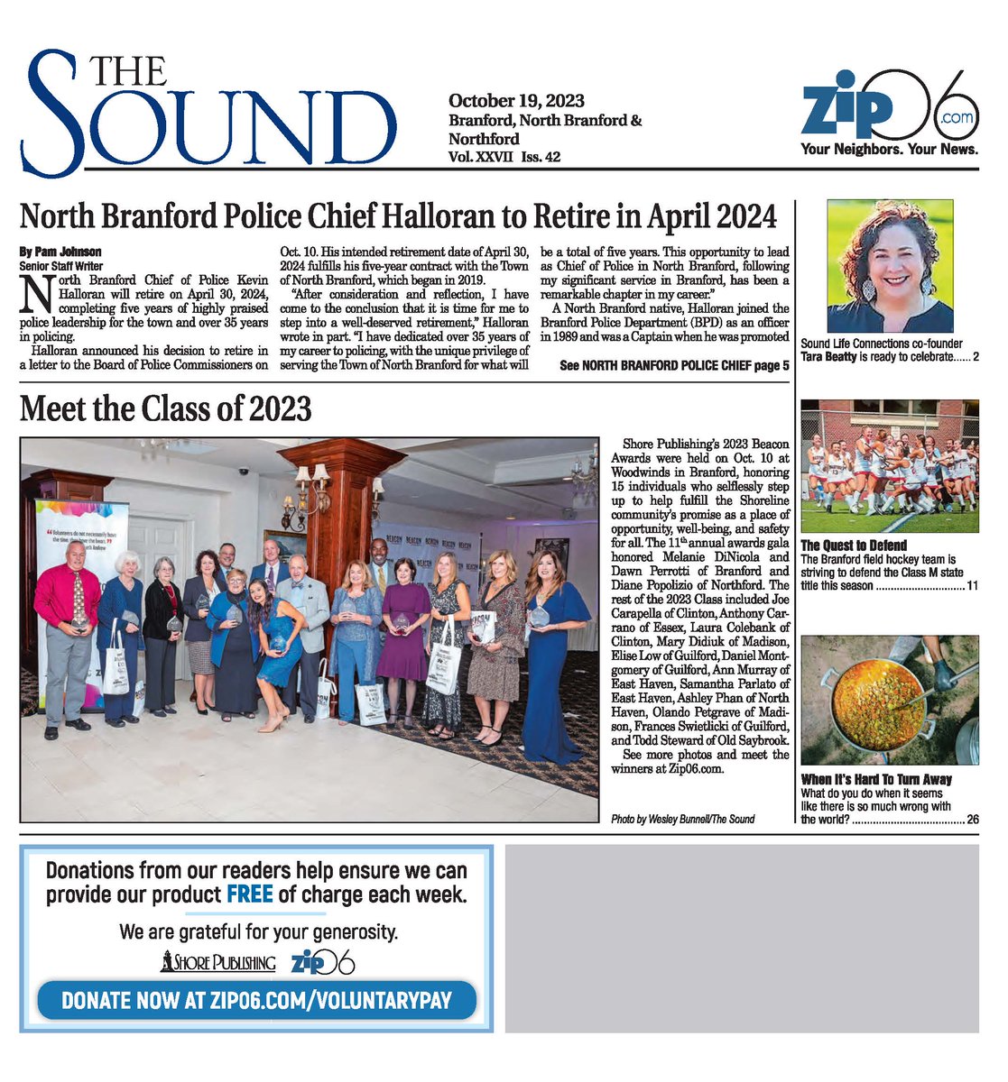 thesoundct's tweet photo. Here is the digital edition of The Sound! Flip through our newest issue to read about the Hornets field hockey team and plenty of news for Branford and North Branford. Contact shorecirculation@shorepublishing.com to get a free paper in the mail each week.
https://t.co/JW5VRm4KcC https://t.co/ND1DWYX1fw