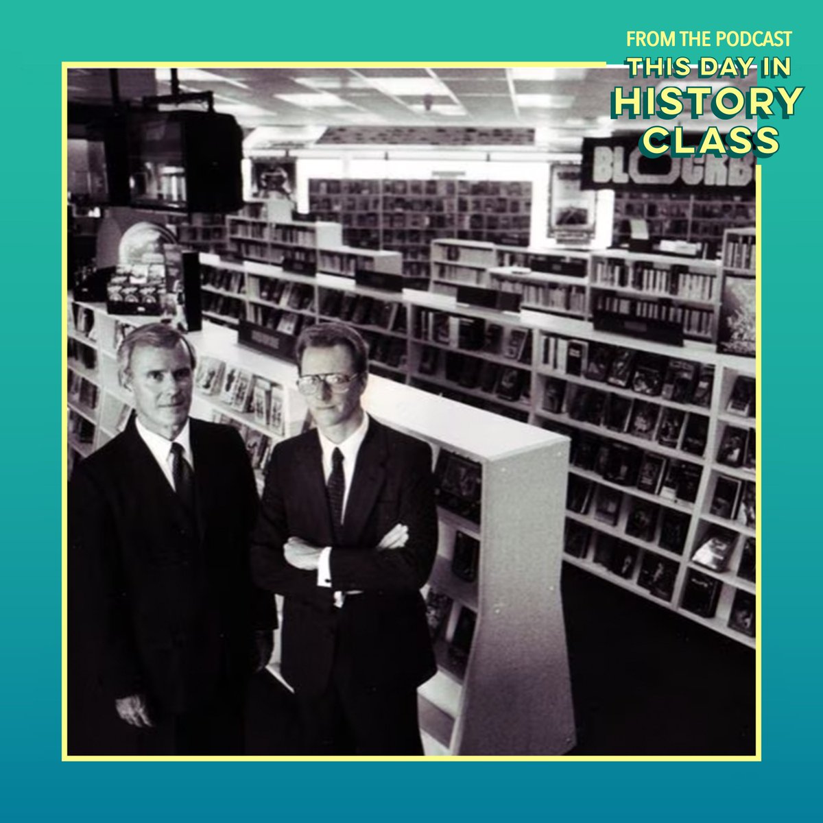 TDIHCshow's tweet photo. On this day in 1985, the first Blockbuster video rental store opened in Dallas, Texas.

#Blockbuster #VideoRental #VHS #VCR #DVD #Movies #MovieRental #LateFees #PopCulture #Retail #TDIHC #ThisDayInHistory #TodayInHistory #OnThisDay #October19

Listen now:
https://t.co/NwrmzOv8vD https://t.co/VIy0RGYMBS