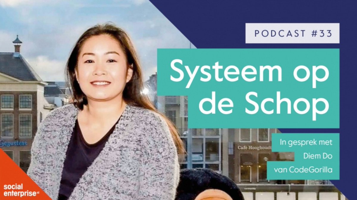 PODCAST TIP: In gesprek met Diem Do van <a href="/CodeGorillaNL/">CodeGorilla</a>. Met haar sociale onderneming wil ze het IT-ecosysteem veranderen, en hoe er in Nederland naar werk en talent wordt gekeken. Een tijdje geleden was Diem te gast bij <a href="/SocEntNL/">SocialEnterpriseNL</a> lnkd.in/eP3a6QeS #trotsoponzeleden