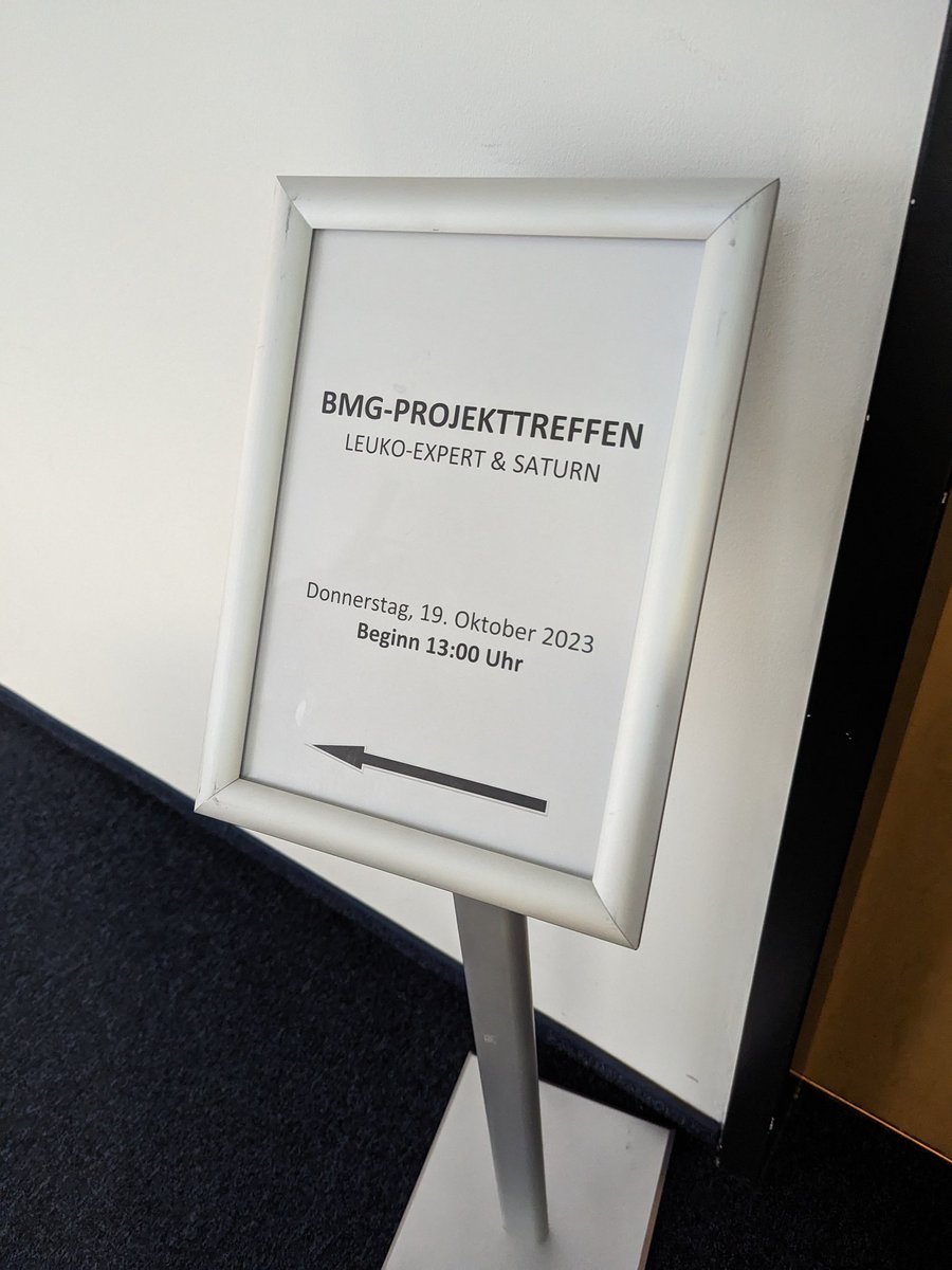 Heute: Fachlicher Austausch mit dem <a href="/BMG_Bund/">Bundesgesundheitsministerium</a> zwischen den #KI Projekten <a href="/LeukoExpert/">LeukoExpert</a>  und #SATURN beim <a href="/TMF_eV/">TMF e.V.</a>.  <a href="/toralf_kirsten/">Toralf Kirsten</a> <a href="/KyrillMeyer/">Kyrill Meyer</a>