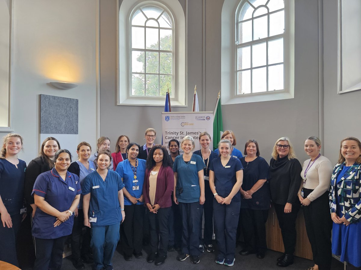 🌸 It's been an absolute pleasure to host @DrWengstrom at the @stjamesdublin @CancerInstIRE Cancer Nurse Council this morning, such an inspiring and interactive session for all our #SJHCancerNursing staff #CancerInstIRE #SharedLearning #CancerNurseEducation #NursingResearch