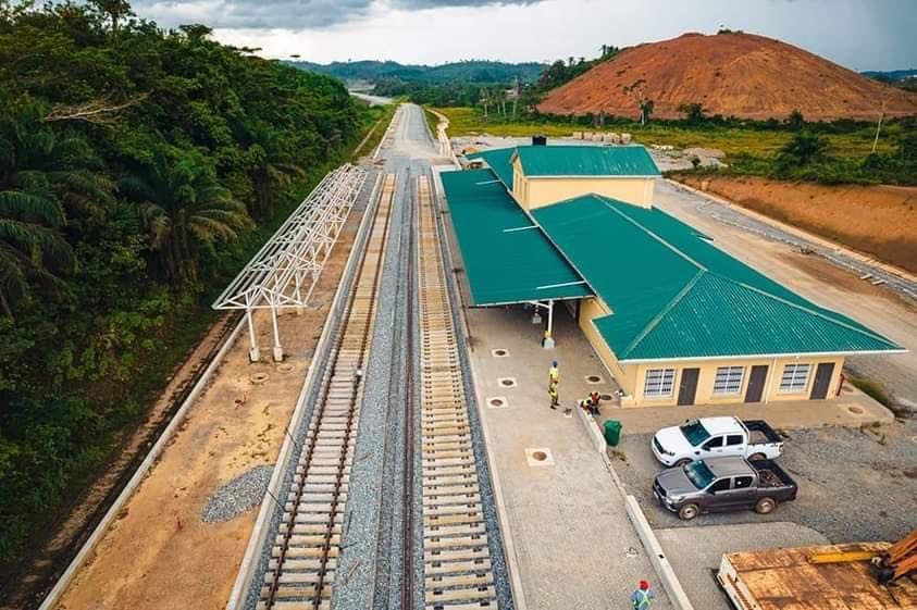 aikinsfresh's tweet photo. Western Railway Line (Kojokrom to Manso). 
85% Completion on the standard gauge line!

#AkufoAddoLegacy 
#revivingtherailwaysector https://t.co/4vNzgN37Np