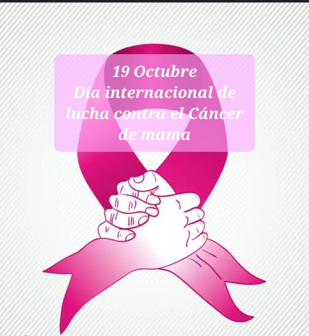 Yleanagp's tweet photo. 19 Octubre es solo un alerta en la lucha diaria contra el cáncer de mama.
La prevención y detección temprana es la clave.
#cancerDeMama
#BreastCancerAwarenessMonth https://t.co/2s4vSqbP2c