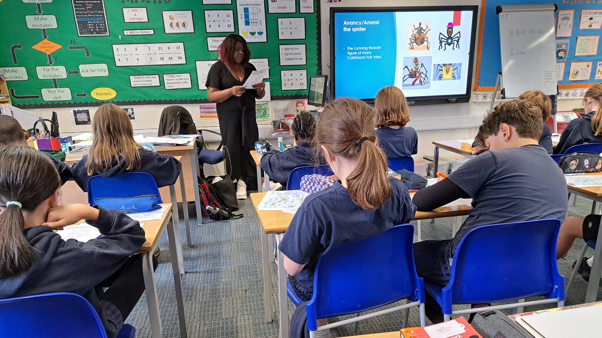 St Stephen's CE Primary School (@ststephenslbhf) on Twitter photo Big thanks to Dr Marl'ene from <a href="/GoldsmithsUoL/">Goldsmiths, University of London</a> who delivered a brilliant Caribbean Creoles Workshop to Y6. After finding out how the language(s) evolved & exploring the geography, they learned the numbers to & she read an Anansi story too. Big thanks to Dr Marl'ene from <a href="/GoldsmithsUoL/">Goldsmiths, University of London</a> who delivered a brilliant Caribbean Creoles Workshop to Y6. After finding out how the language(s) evolved & exploring the geography, they learned the numbers to & she read an Anansi story too.