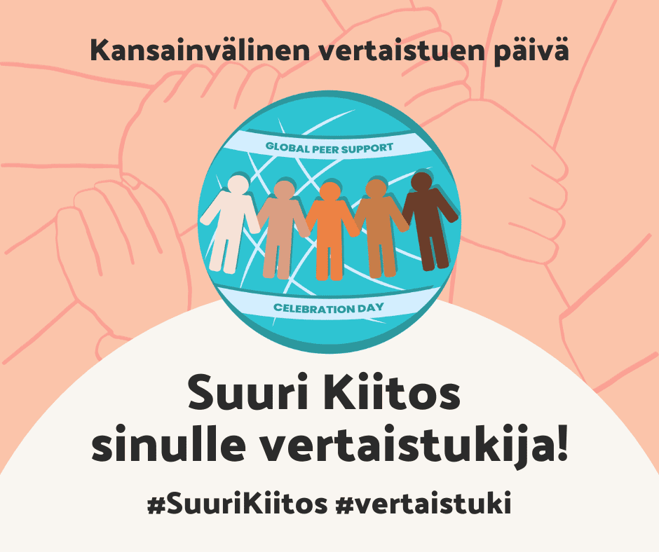 AlueSydan's tweet photo. Tänään vietetään Kansainvälistä vertaistuen päivää. Lämmin kiitos ja halaus jokaiselle upealle vertaistukihenkilöllemme, teette merkityksellistä vapaaehtoistoimintaa ❤️ #vertaistuki #vapaaehtoistoiminta #vertaistukitoiminta @Sydanliitto https://t.co/4aQCu9C6MU
