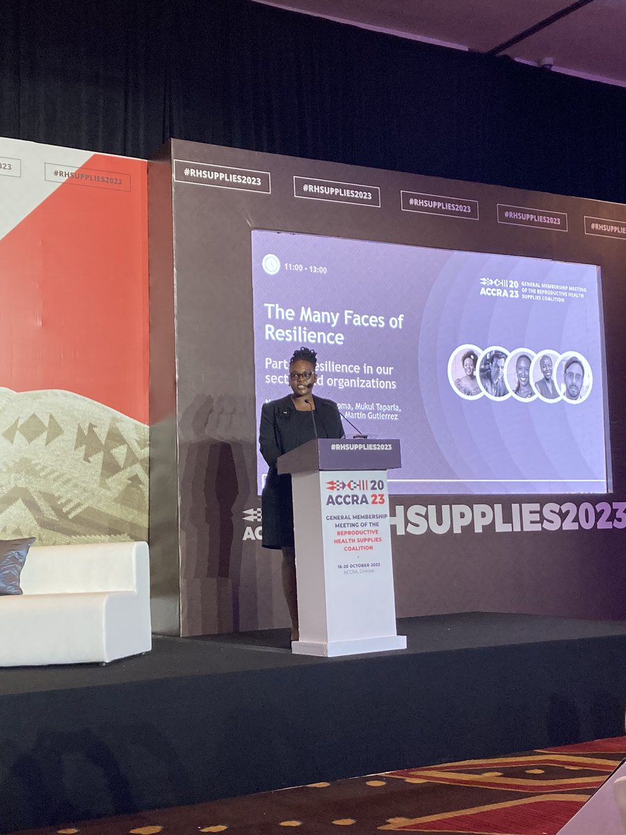 <a href="/nskaoma06/">Natasha Salifyanji Kaoma</a> explaining key #SRHR data during COVID lockdown in #Zambia at the #RHSUPPLIES2023: Research showed that Zambian girls in #COVID lockdown were twice as likely to become #pregnant during COVID than outside of COVID lockdown. <a href="/pai_org/">PAI</a> <a href="/CopperRoseZM/">Copper Rose Zambia</a>