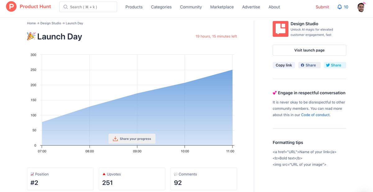 @tiledesk design studio is trending at #2 on @ProductHunt today! 🥰
Unlock AI magic for elevated customer engagement, fast producthunt.com/posts/design-s… by @michelepomposo h/t @RohanRecommends for hunting! #buildinpublic #opensource #nocode #artificialintelegence