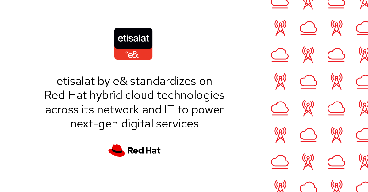 RedHat's tweet image. To position itself for continued rapid expansion, @etisalatUAE is adopting @OpenShift and other #RedHat solutions. Learn more about this collaboration: red.ht/3PSnvda @GITEX_GLOBAL #GITEX