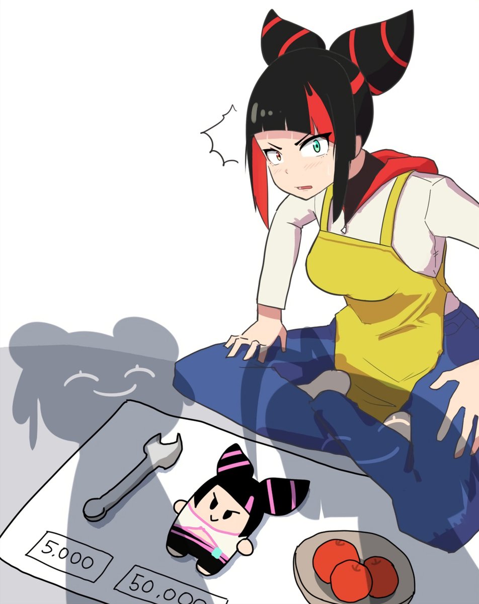 ハン・ジュリ 「생활비를 버는 주리 #sf6」|Lineni 리넨のイラスト