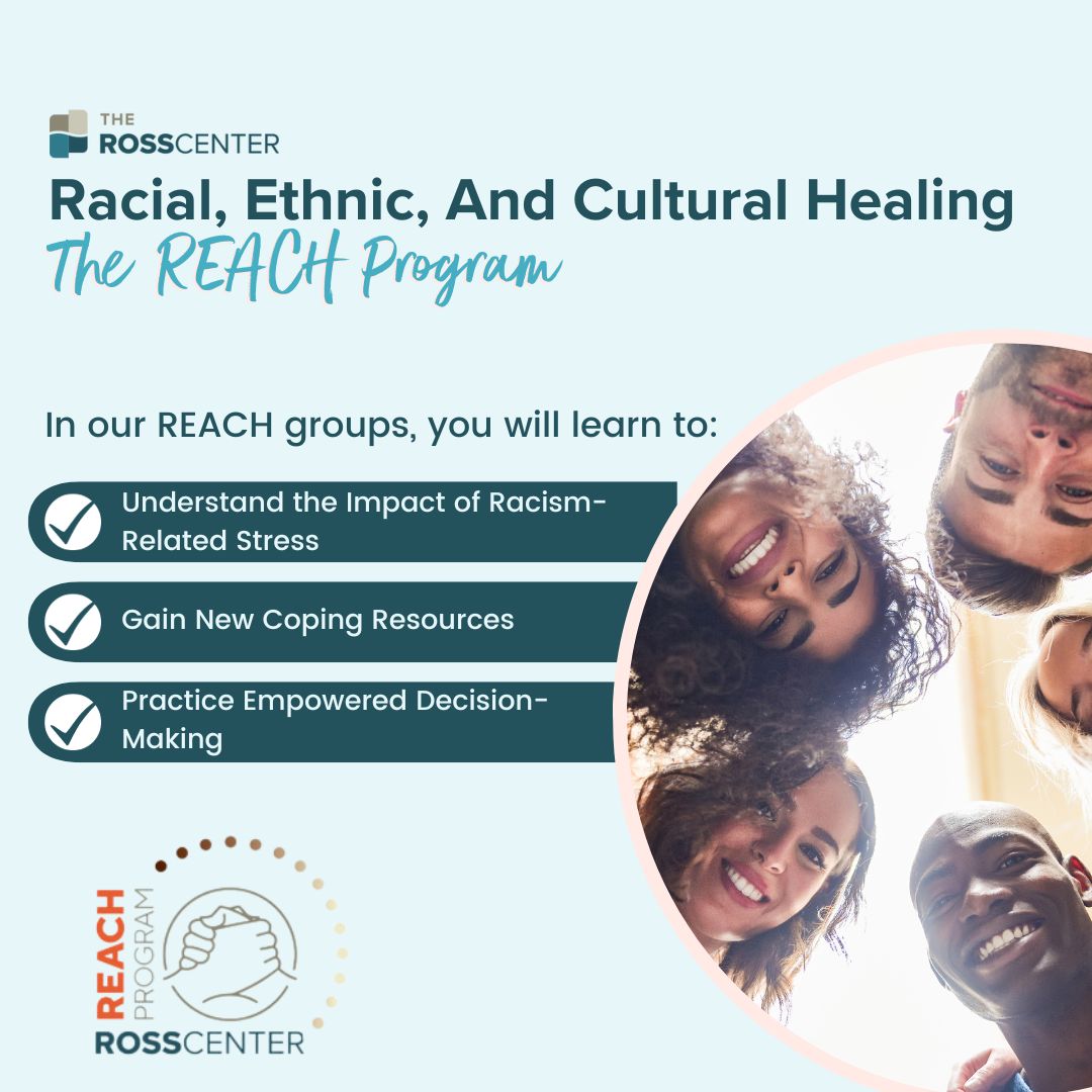 Whether you're facing cultural identity concerns, racial trauma, or seeking a space to explore your heritage, the REACH Program is here to empower you!

Learn more: ow.ly/8TUj50PNqRp

#BIPOCMentalHealth