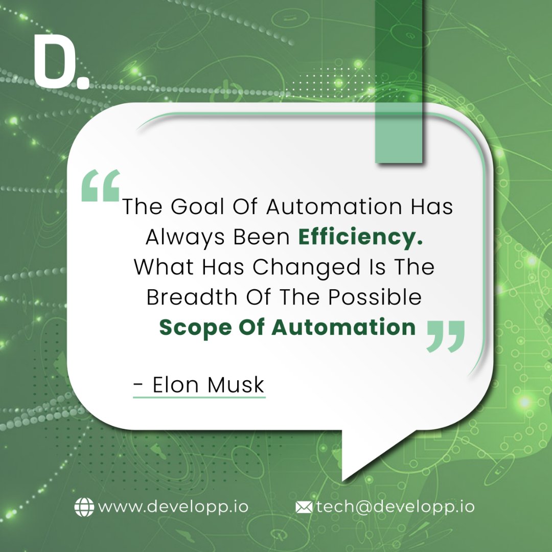 Developpltd's tweet photo. Unlock unparalleled efficiency with AI automation! ๐Stay ahead of the curve and explore endless possibilities to focus on innovation and creativity. ๐ก
Contact us:
tech@developp.io
https://t.co/Z02a9oaurV
#AI #AIEfficiency #AIforAutomation #AutomationAdvantage #DeveloppforAll https://t.co/yJf1Qq3DPU