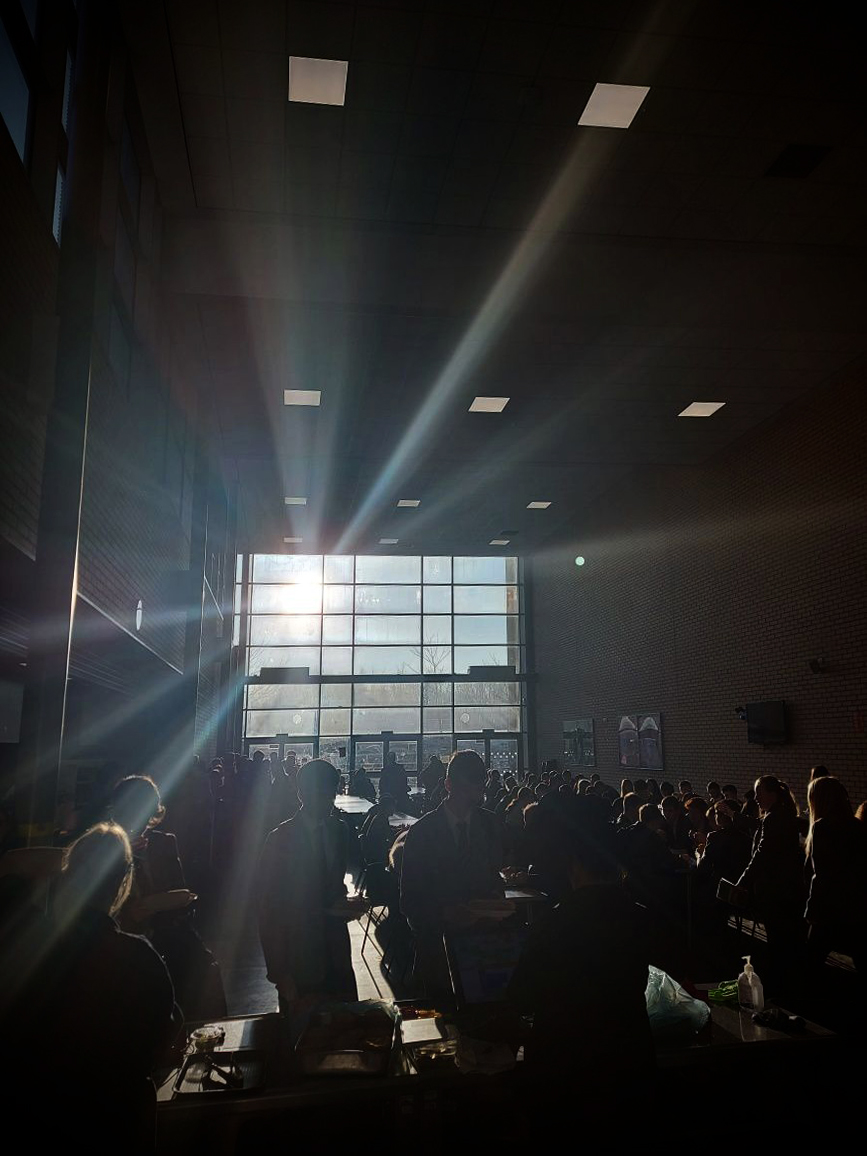 St Joseph’s Catholic Academy have the most amazing windows. But in being so beautiful and grand they were exposed to unwanted sunlight and glare often all year round.
This summer NE Display applied some printable window films to detract from the issue.
