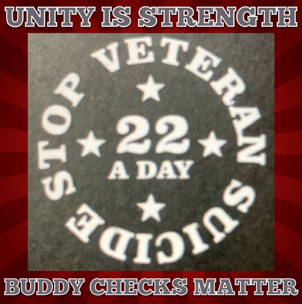 #ThankfulThursdayMorning #BuddyChecksMatter #BuddyChecks with #Veterans #BuddyCheckers👇#turn22to0 
🇺🇸@mil_vet17 @vmmtn @acls9_9 @stvwht @rg81416 @mmoyak⭐️
🇺🇸@army_abn3rdTime @CombatDoc4 @ArmyVet971⭐️
🇺🇸@Tacoma1776 @MAC_ARMY1 @DJC2814 @FawnMacMT⭐️
🇺🇸@USAVet_5 @cesheldon1⭐️