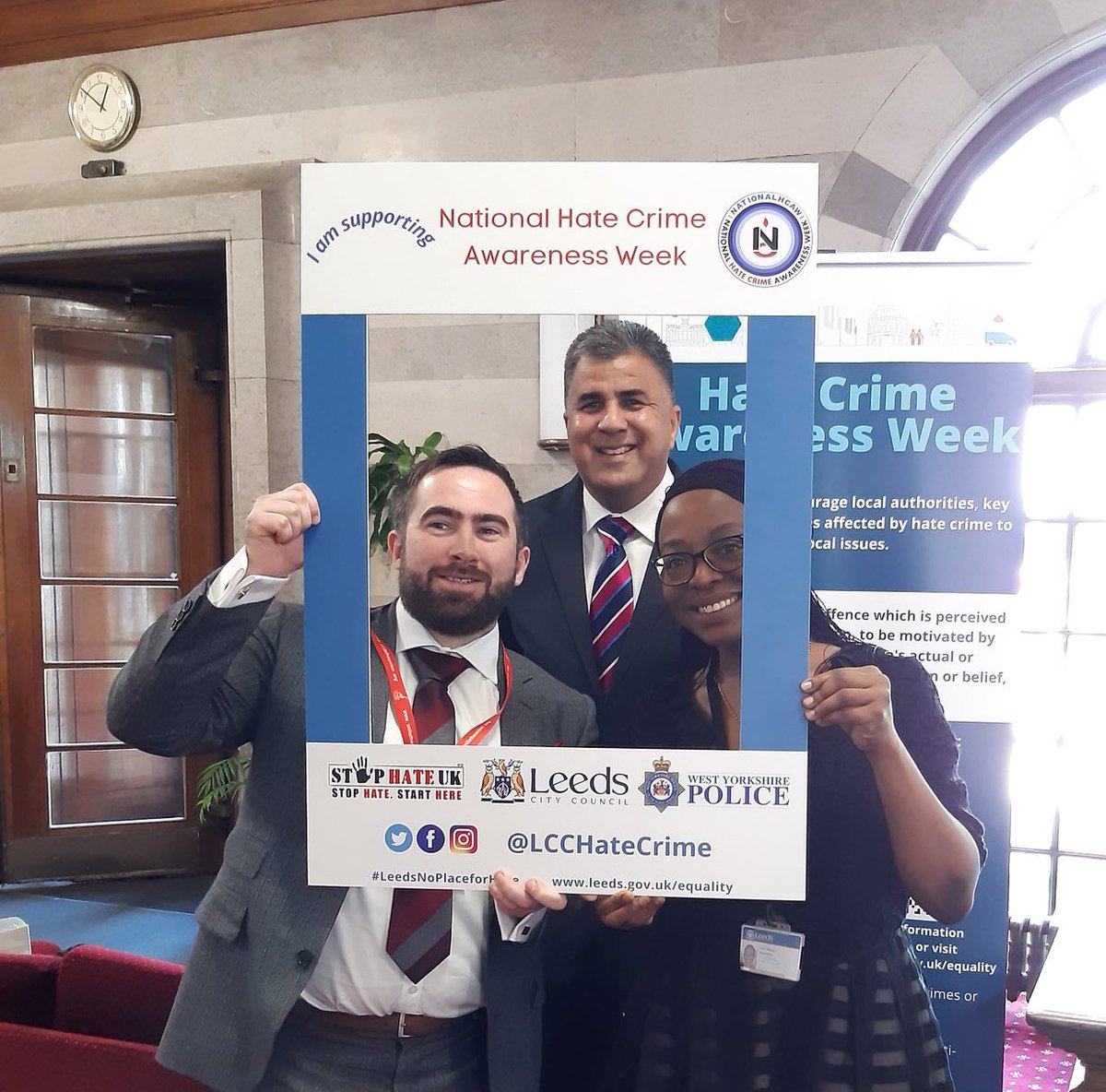 This week is Hate Crime Awareness Week. My colleagues @asgharlab, @nkele_manaka and I are proud to support efforts by @LCCHateCrime, @WestYorksPolice and partners working across Leeds to tackle hate crime, discrimination and bigotry. #HateCrimeAwarenessWeek #LeedsNoPlaceForHate