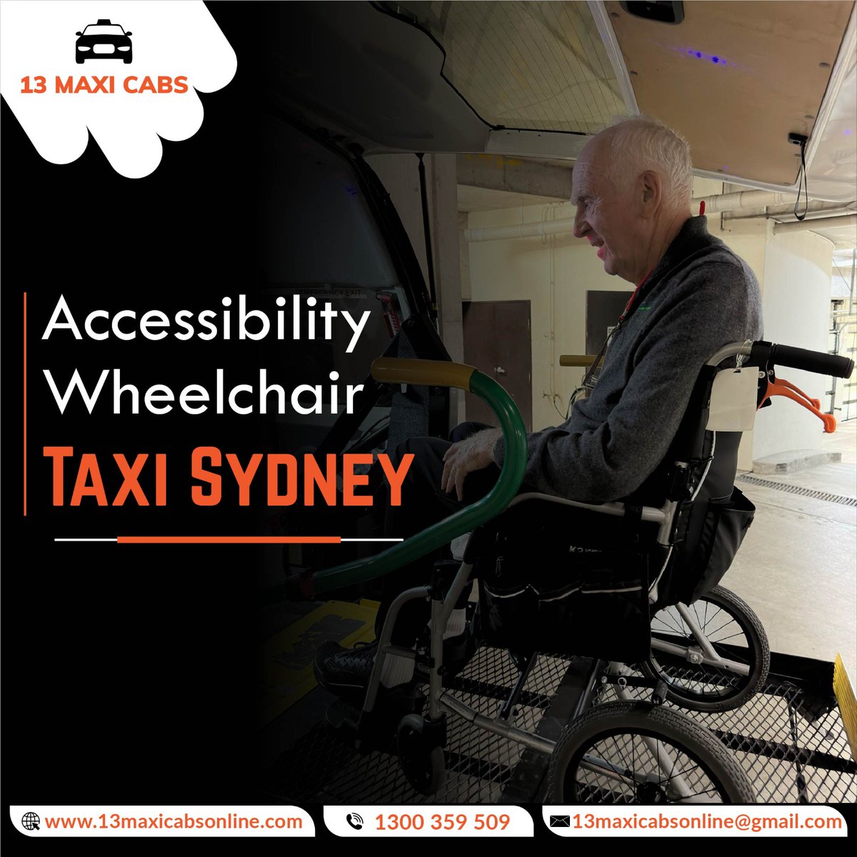 CabSydney's tweet photo. Book your wheelchair taxi today and experience transportation that caters to everyone. 🌟

📞 For bookings, call: 1300 359 509
✉️ Email: 13maxicabsonline@gmail.com
🌐 Visit: https://t.co/DQBCxSJoKA
.
.
#WheelchairTaxi #AccessibilityMatters #SydneyTransport #maxitaxi #maxicab https://t.co/gCLoUOIiZW