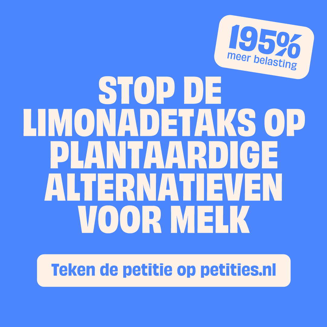 iklobby's tweet photo. ⚠️STOP DE PRIJSVERHOGING OP PLANTAARDIGE ALTERNATIEVEN VOOR MELK⚠️

Het kabinet wil plantaardige alternatieven voor melk zwaarder belasten met de ‘limonadetaks’. Wij willen de limonadetaks op plantaardige alternatieven voor melk stoppen. Help jij mee?  https://t.co/t2Dnht7ip5 https://t.co/nnskDXzrZ4