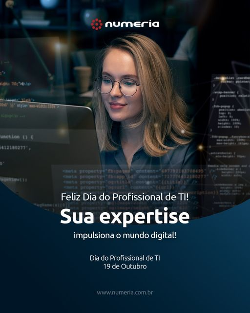 numeriainf's tweet photo. Para aqueles que fazem a mágica digital acontecer, Feliz Dia do Profissional de TI! ​

Seu compromisso com a inovação é o que mantém o mundo em movimento. ✨💻

#DiadoProfissionaldeTI #InovaçãoTecnológica #Numeria https://t.co/puilqeOiR7