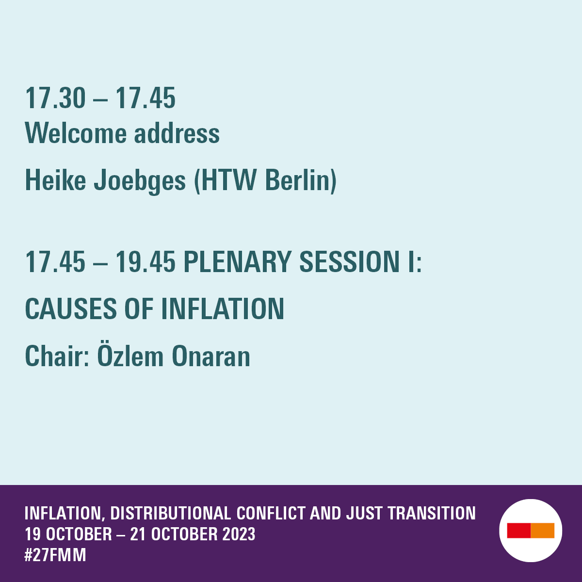 boeckler_de's tweet photo. 📺Heute ab 17:30 Uhr im Livestream: “Causes of Inflation” – eine von drei Plenary Sessions der @FMM_macro Conference des @IMKFlash. Konferenzthema in diesem Jahr „Inflation, Distributional Conflict and Just Transition”. #27FMM
Hier geht es zum Livestream👇
https://t.co/8GO2xxbHbX https://t.co/njw72cqW9O