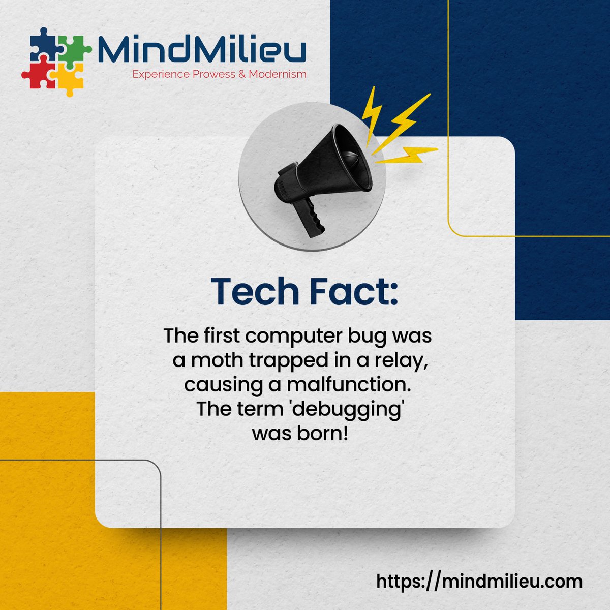 mindmilieu's tweet image. Did you know? The first computer bug was an actual moth! 🦋🕷️ #TechHistory #Debugging #ComputerTrivia #MothInnovation