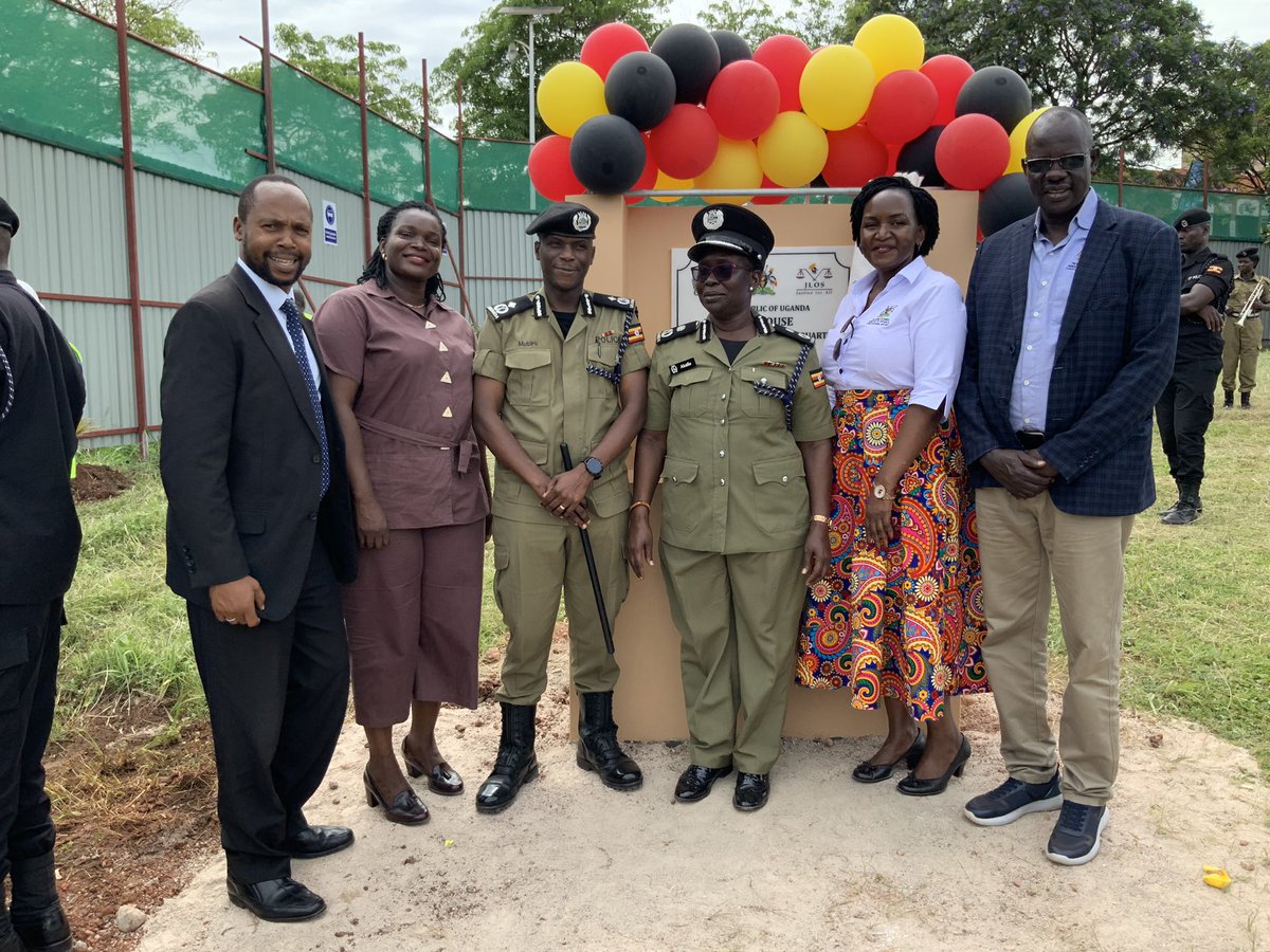 Ground breaking of the @PoliceUg Headquarters under #JLOSHouse Project. Happening now in Naguru. @MoJCA_UG