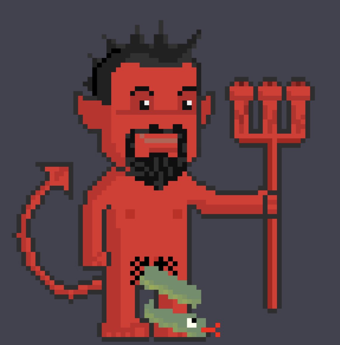 LuciferCrypt's tweet image. Blown away by @PixelHub_WTF 1/1 Lucifer 🎨 thank you guys 🫶

A must-see for all pixel art enthusiasts! #PixelMagic #PixelArtMastery #NFT #Web3 #NFTart