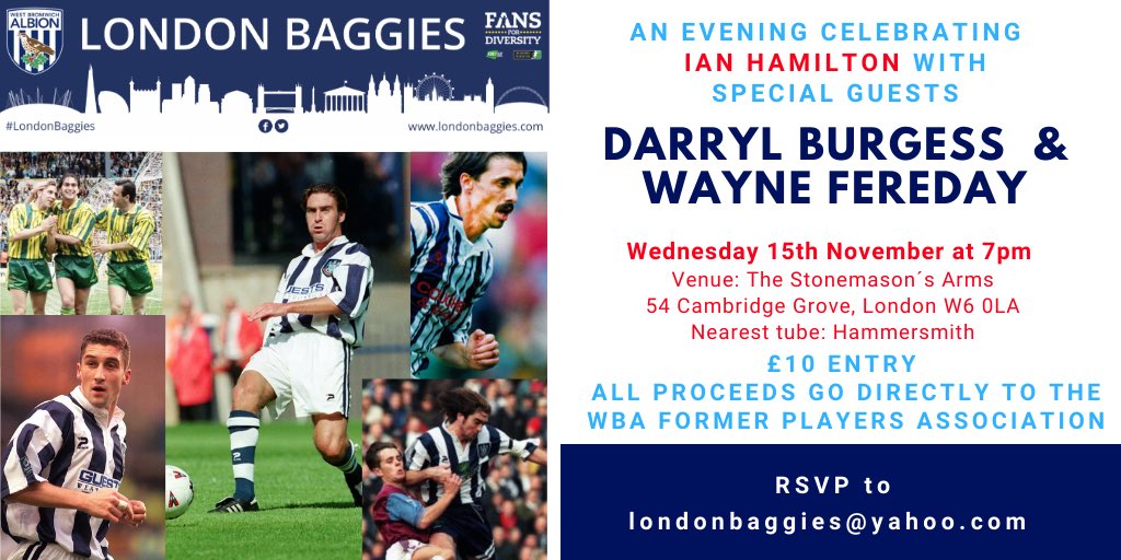 Looking forward to this evening. 
@WBA @WbaFormer @LondonBaggies 
@totalfooty @kevdon40 @osvaldooardiles