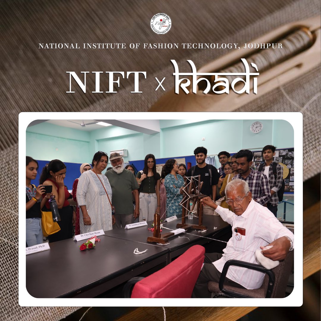 jodhpur_nift's tweet photo. This event offered students a profound opportunity to rekindle their connection with our rich traditional heritage.

@TexMinIndia @fashionprasad @chetramthurwal https://t.co/RvHpr58q09