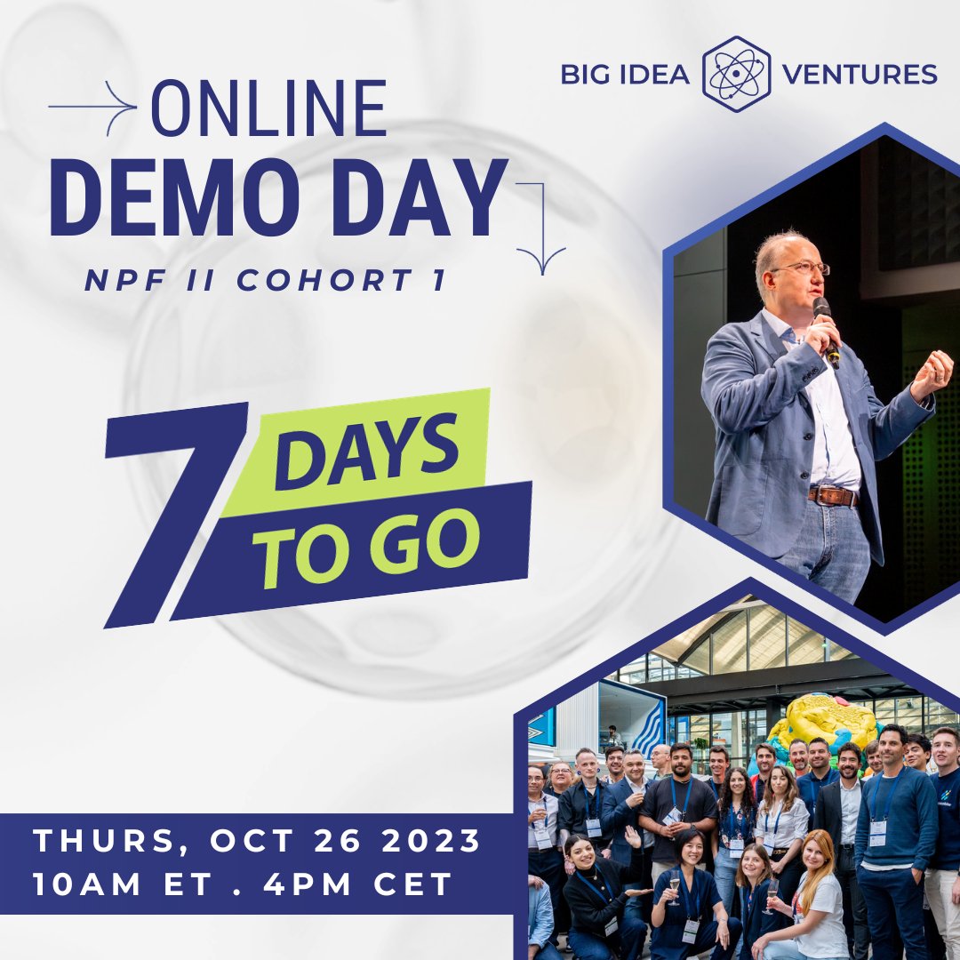 📣 Our NPF II Cohort 1 Online Demo Day is next week!

💡Register now for the opportunity to meet and network with the 10 talented startups within the alternative protein ecosystem, pitching during this event.

rfr.bz/t6sd0le