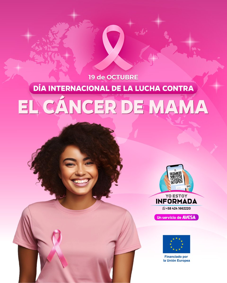 En #Venezuela el cáncer de mama es la condición de salud oncológica con mayor incidencia y mortalidad. 

Es fundamental que las mujeres reciban especial atención a sus mamas y tengan acceso a exámenes periódicos  y a tratamiento oportuno. 

#DiaIMundialCancerdeMama