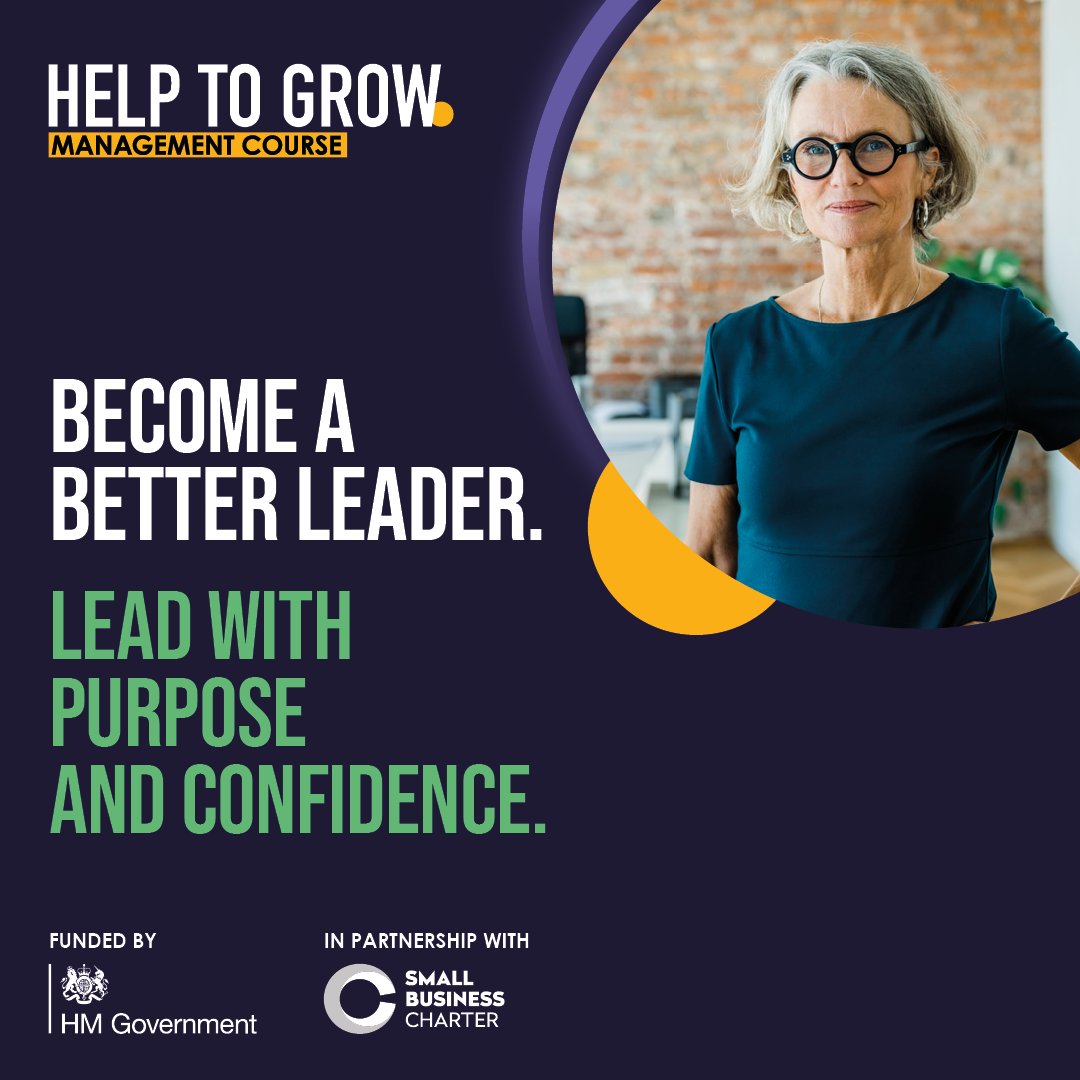Exciting news for SME leaders in Derbyshire 🌟 
Introducing Help to Grow: Management, a game-changing 12-week training course delivered by @DerbyUni and accredited by the Small Business Charter. #HelptoGrowManagement #BusinessGrowth #LeadershipDevelopment