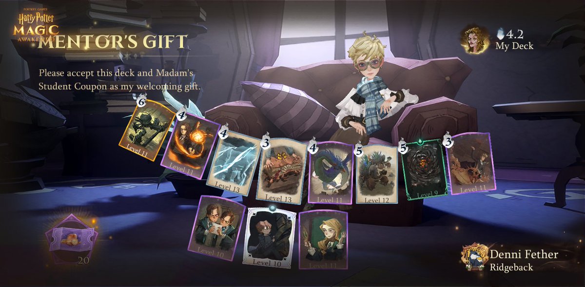 I’m a mentor in Harry Potter: Magic Awakened. Join me at Hogwarts and let’s gain rewards together: go.wbgames.com/hpmagicawakened