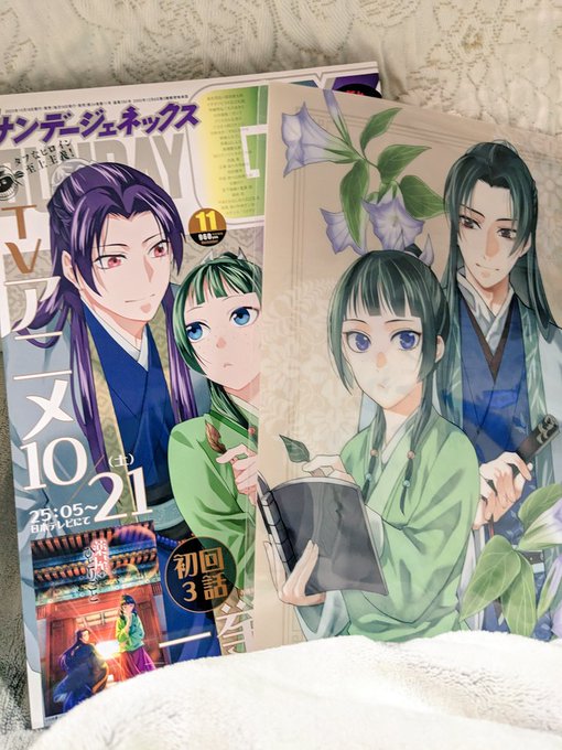 11月号本日発売、表紙と巻頭カラー頂いております。付録でクリア