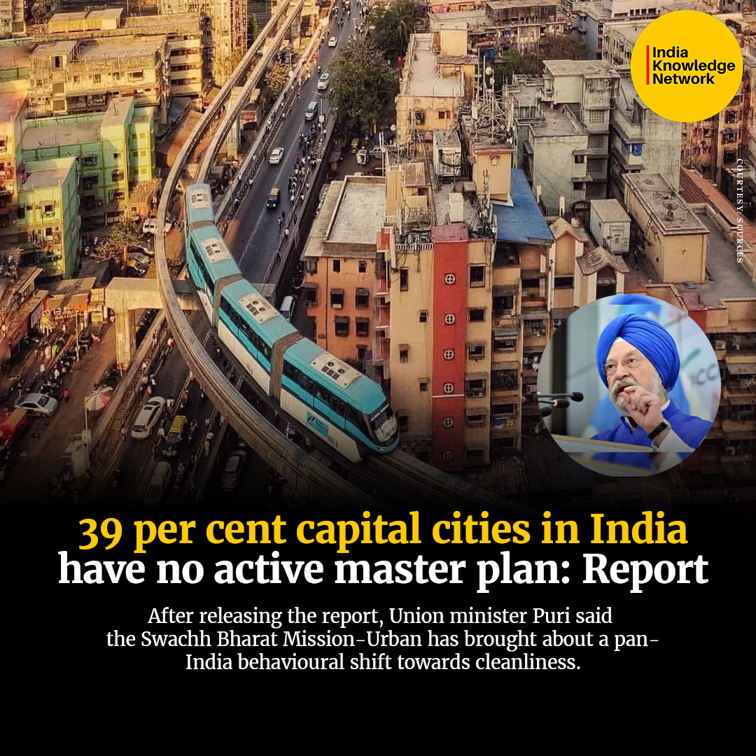 39 Per Cent Capital Cities in India have no active Master Plan: Report
#CitySystems #Janaagraha #UrbanTransformation #ASICS2023 #QualityOfLife #CitySystem2023 #Bengaluru #India #News #LatestNews #TrendingNews #IndianNews #IndiaKnowledgeNetwork #IKN