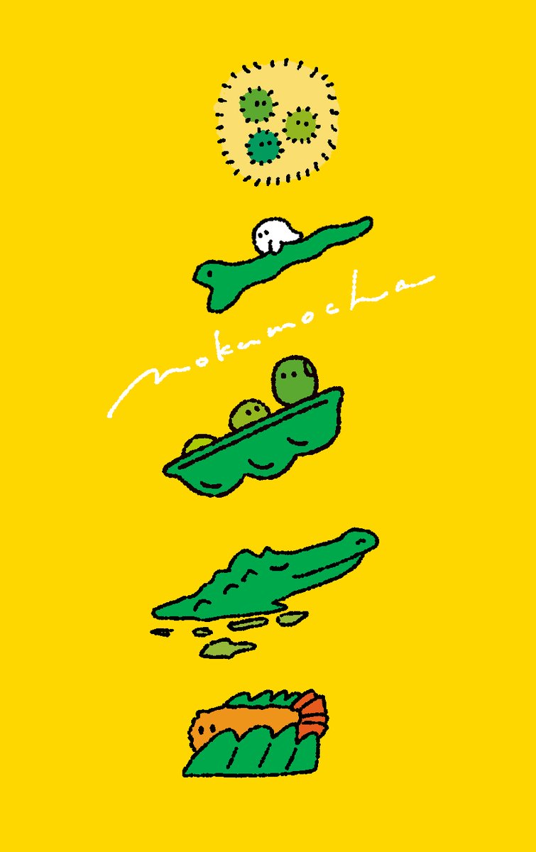 「柔らかめカラフルなイラストと遊び心のあるグッズを制作しています。 11/11〜1」|もくモカ｜デザフェス5/20~21のイラスト