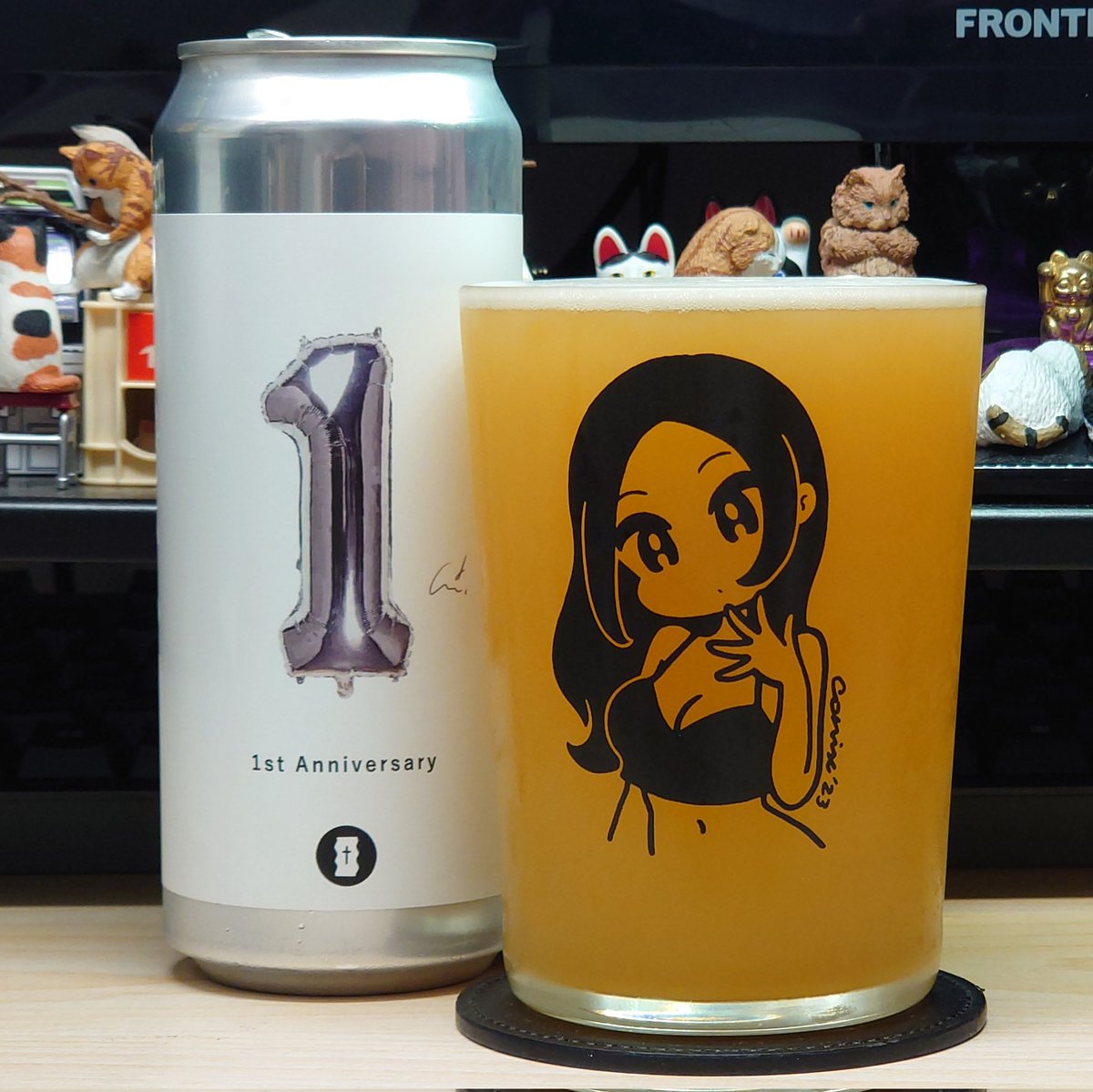 necohico's tweet photo. #TotopiaBrewery
『One-phobia』
ABV 10.0%
TDH Hazy Triple IPA
みかんトロピカル。
10%を感じさせないくらい濃厚フルーティーで旨い!
#ビール #beer #クラフトビール #craftbeer #BEEAR(@BEEAR_OKINAWA) #conix https://t.co/sCGgXwqM8s