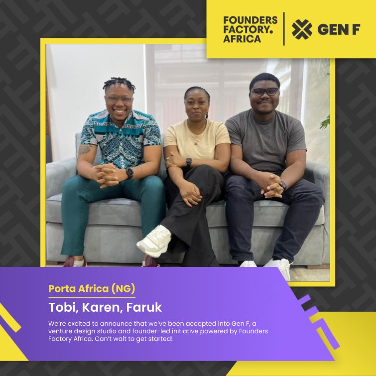 TheKiitan_0's tweet photo. Thrilled to be starting on this journey with @FoundersFFA’s EIR initiative; Gen F.
Over the next few weeks, we will be refining @getporta with them, and I can’t wait to get started.
Buzzed! #IamGenF #FFACommunity https://t.co/r1caDa1lwV