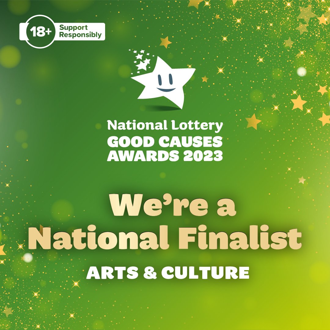 Delighted to be a National Finalist at <a href="/NationalLottery/">The Irish National Lottery</a> Good Causes Awards.

Our Apprentice Liaison Officer Uta is also nominated as 'Hero of the Year'!

Really looking forward to the ceremony at Kilashee House Hotel this Saturday evening!

#GoodCausesAwards
#arts
#irishmusic