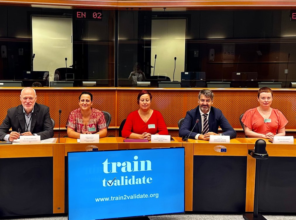 ToValidate's tweet image. Tatjana Knapp from @zavodrisa  took part in a discussion about Social inclusion through culture in @Europarl_EN in Brussels
She presented the #ErasmusPlus Projects #Tran2Validate and #Accesscult as tools that contribute to this goal