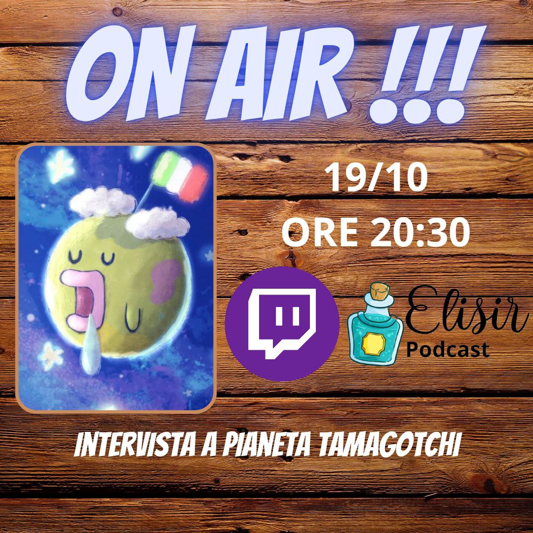 ElisirPodcast's tweet photo. Stasera, alle 20.30, non perdetevi la puntata dedicata ai tamagochi! Non sapete cosa sono? Stasera c'è lo spiegheranno i ragazzi di Pianeta Tamagotchi https://t.co/NZowXR5owY