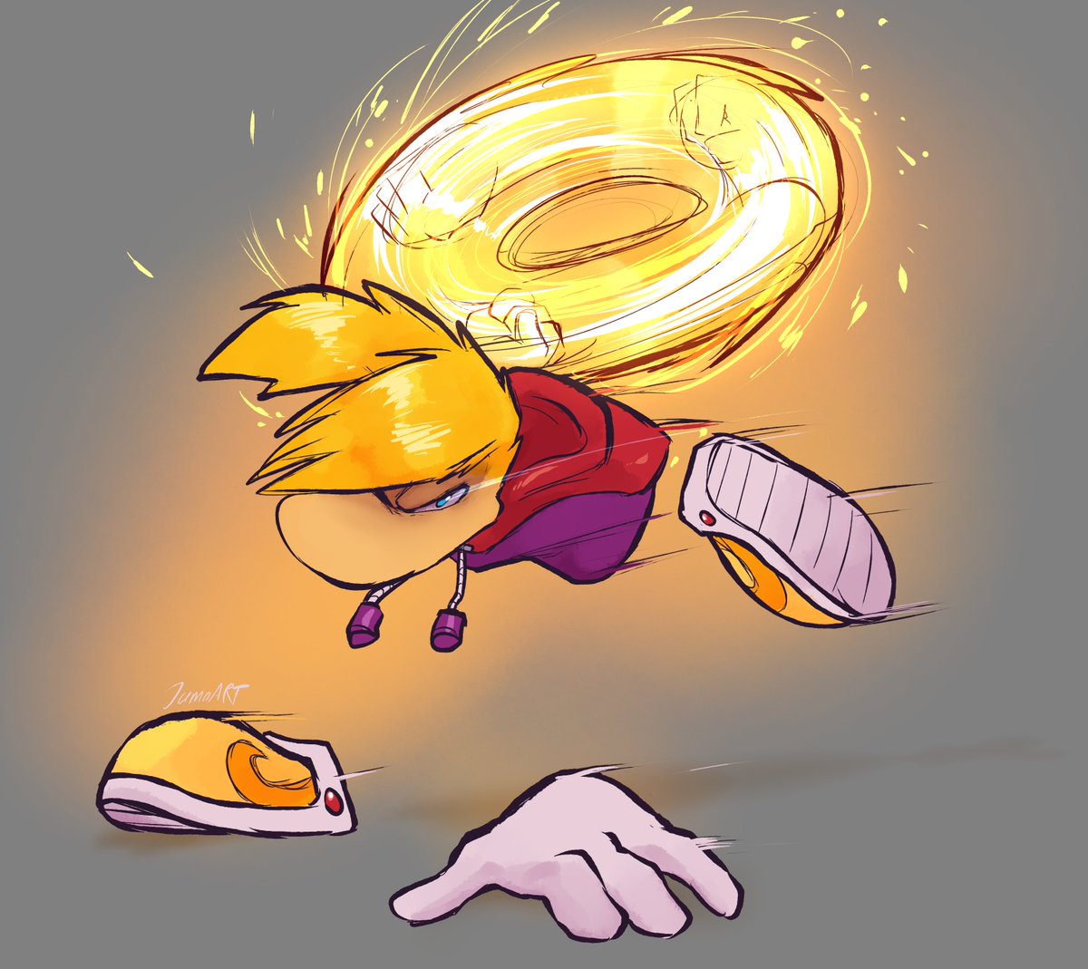 「Here's a "Angry pissed-off Rayman" post 」|Jamo🍜のイラスト