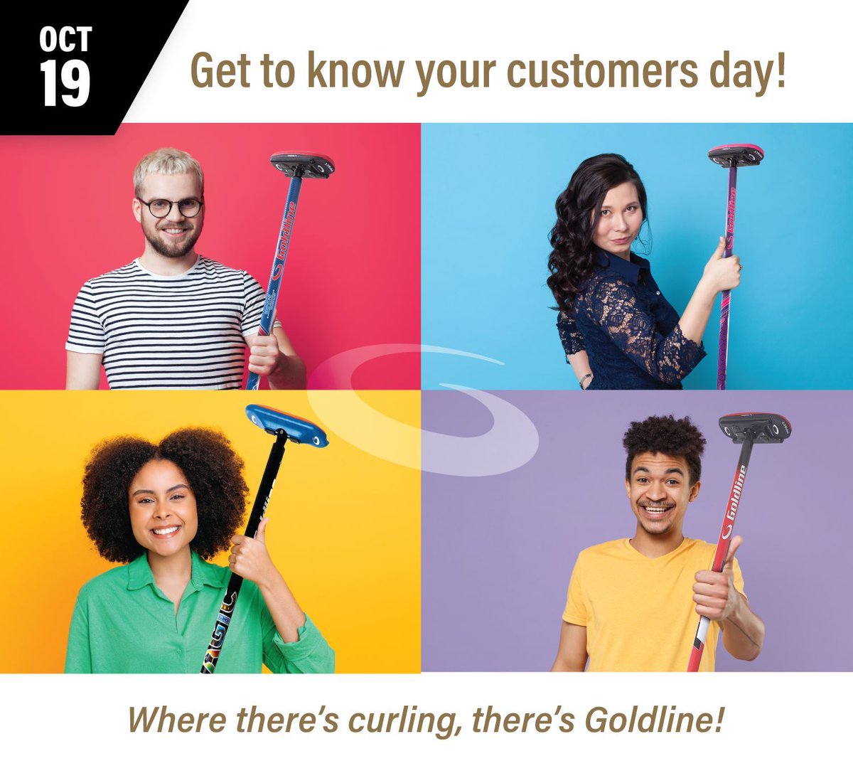 GoldlineCurling's tweet image. 🥌🤝 Happy #GetToKnowYourCustomersDay! 🌟 

We'd love to hear from you: Why do you choose Goldline? 

Share your reasons in the comments for a chance to win a brand-new Fiberlite Impact Broom. 

Let your voice be heard! 🗣️🛠️  #CustomerAppreciation #CurlingCommunity 🥌🎁